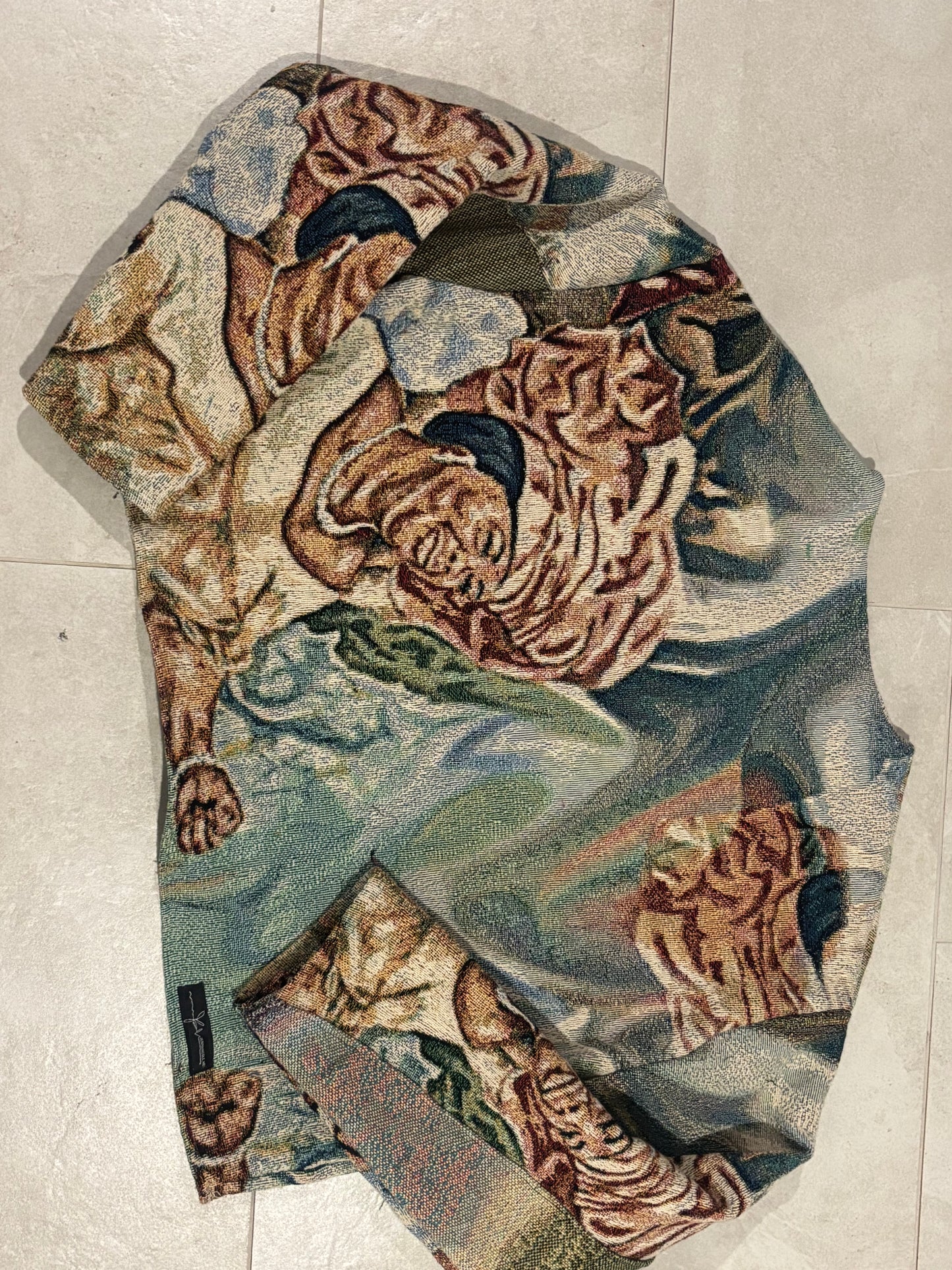 Custom painting crewneck