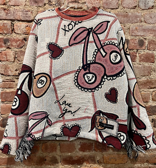 Vday cherry billiards crewneck