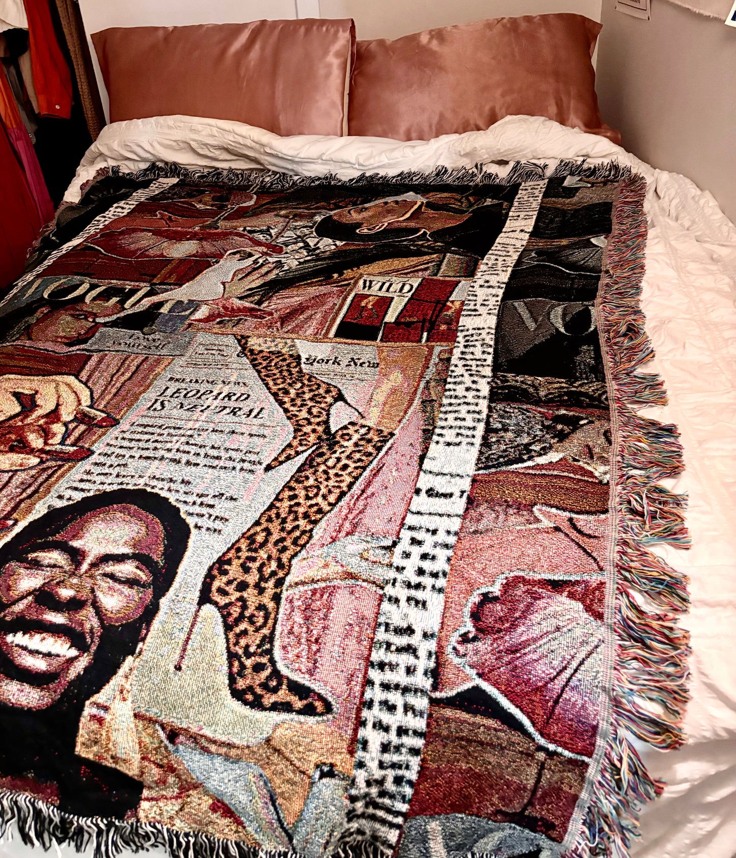 Vogue Collage blanket ❤️🔥🍒✨