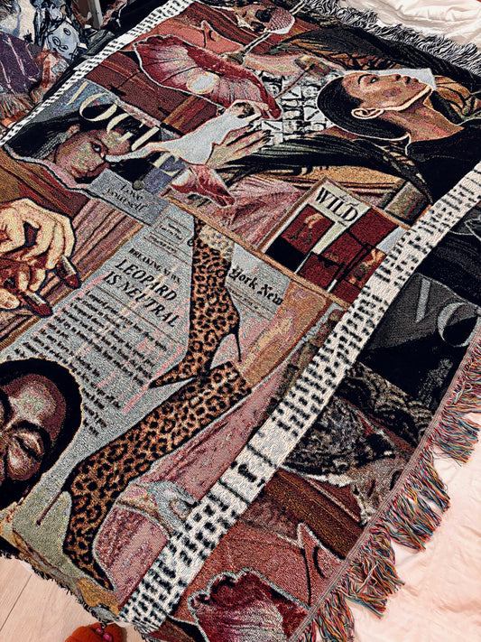 Vogue Collage blanket ❤️🔥🍒✨