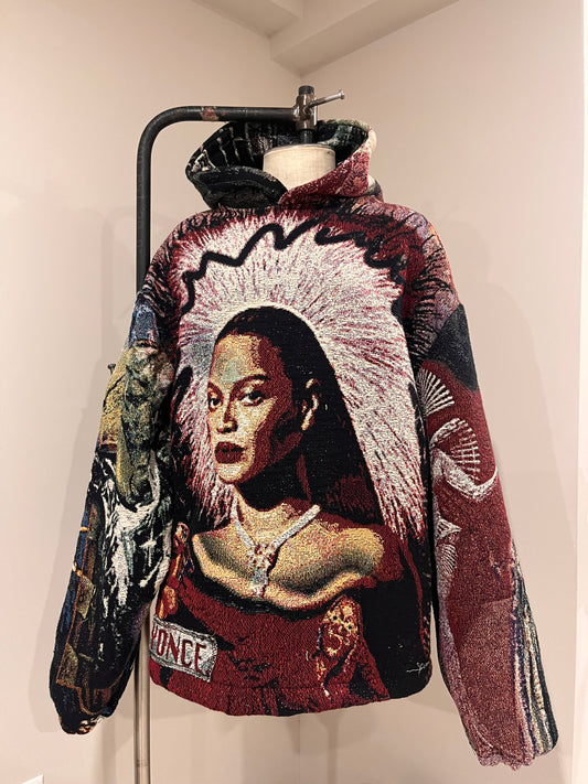 Custom Beyoncé painting hoodie