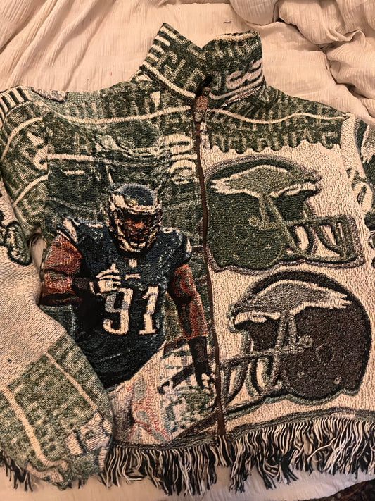 Custom Eagles Fletcher Cox jacket