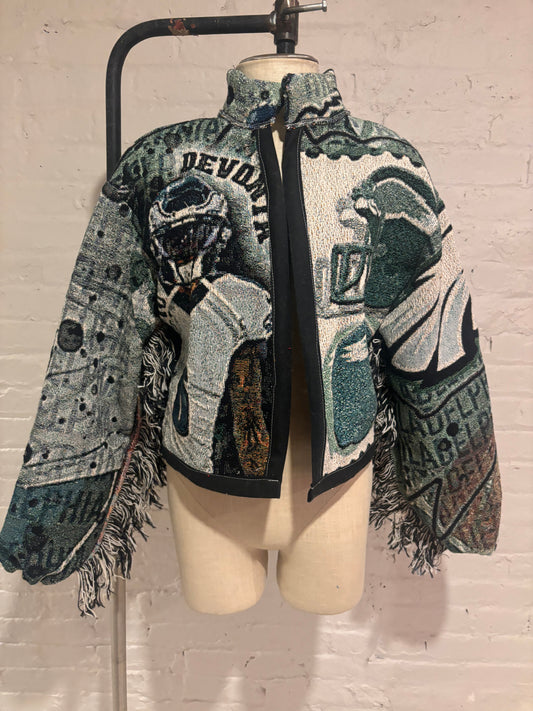 Custom photo jacket - black and white pics