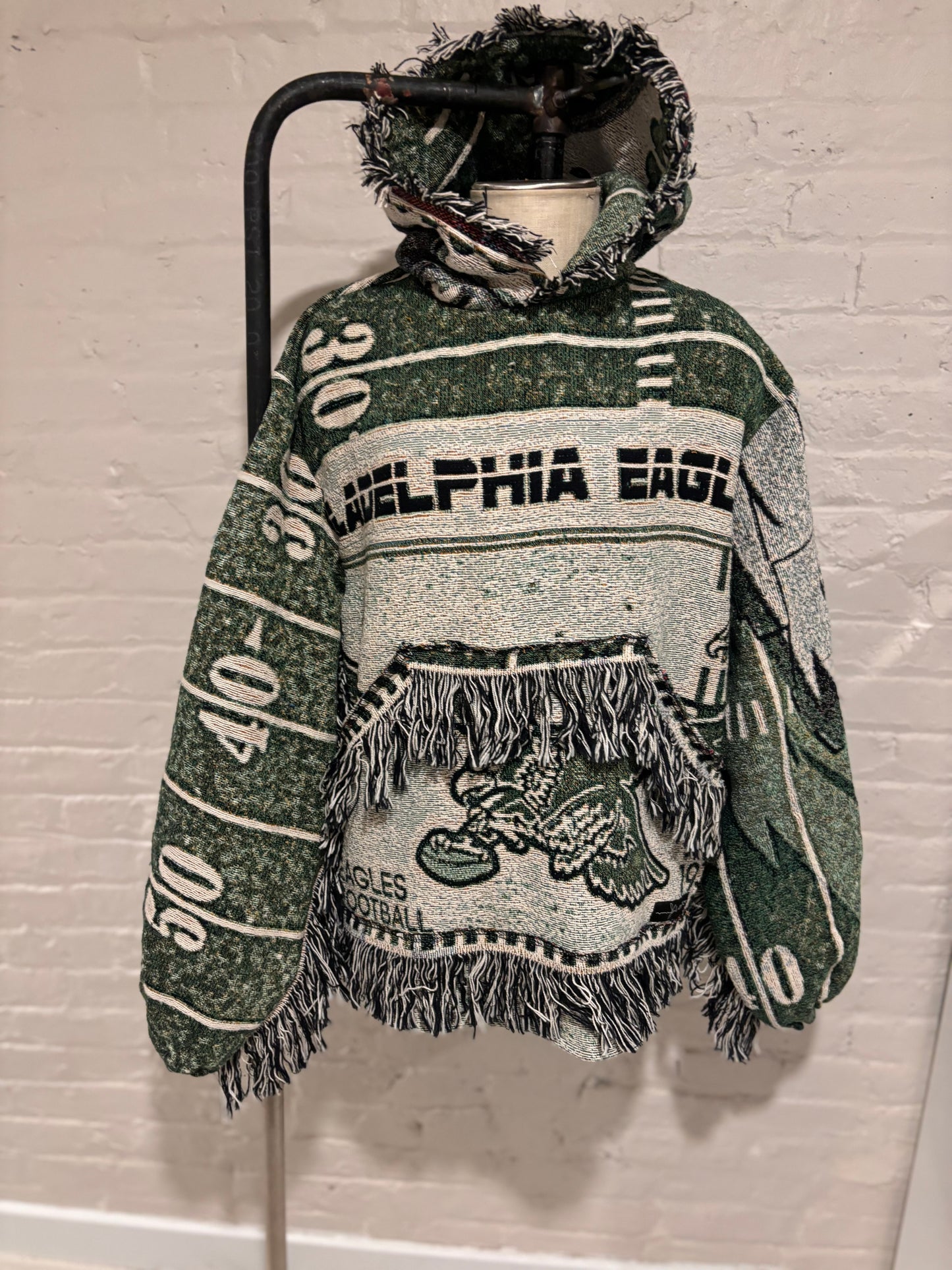 Eagles hoodie with fringe