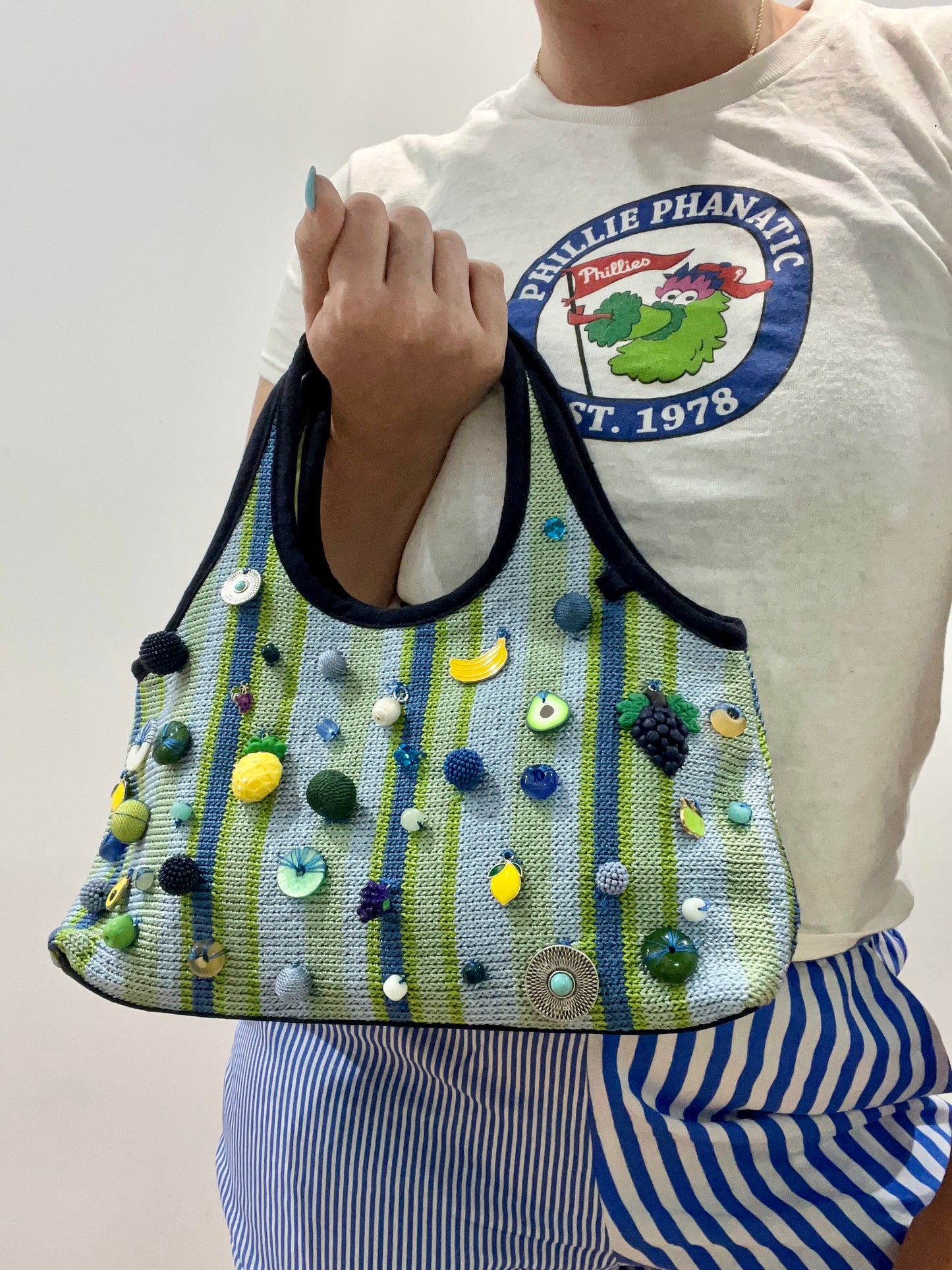 Blue fruity tootie purse 💙