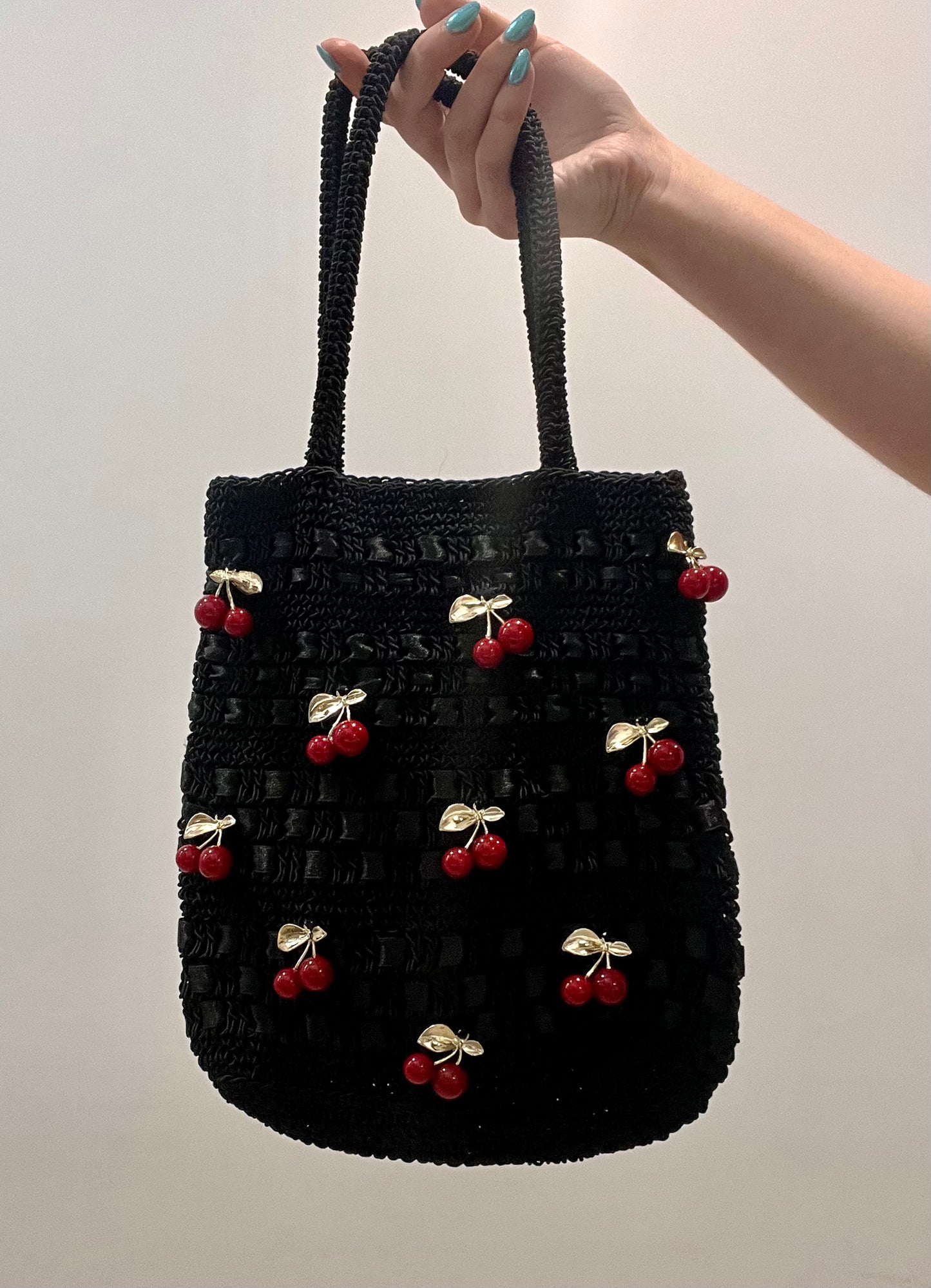 Cherry Ribbon bag🍒