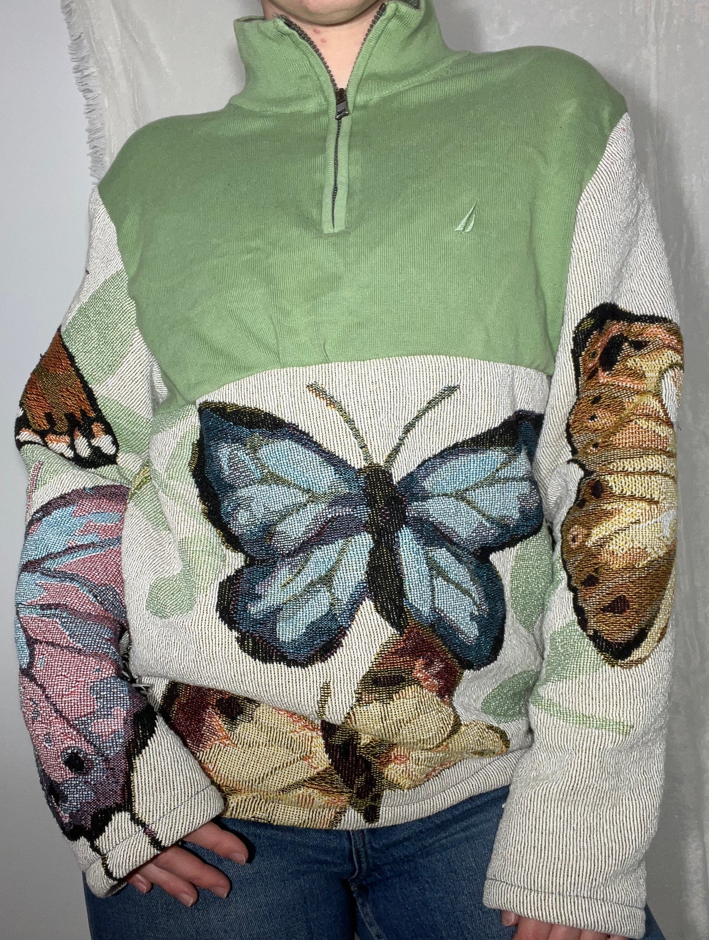 Butterfly blanket quarterzip 🦋