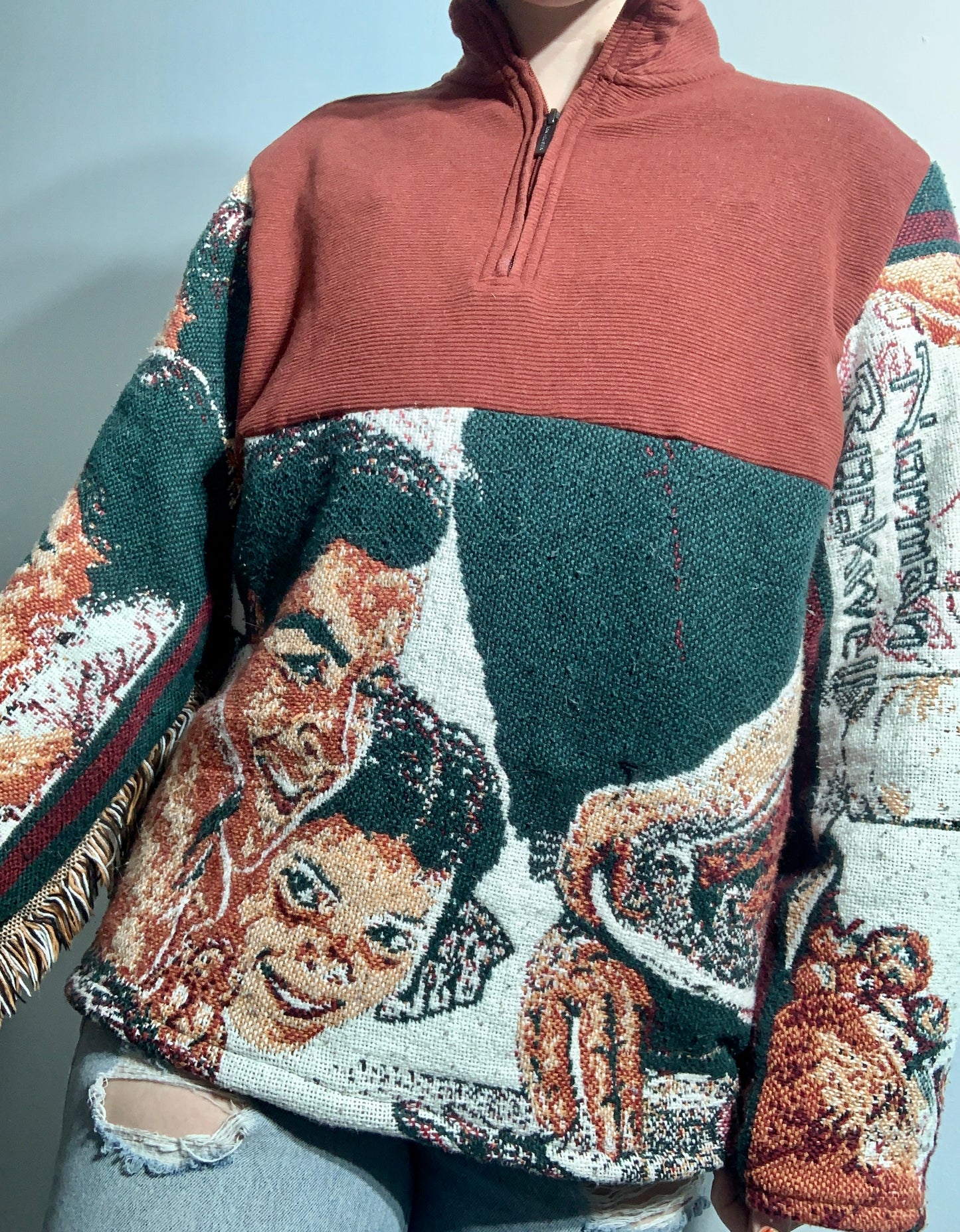 Norman Rockwell Painting Crewneck