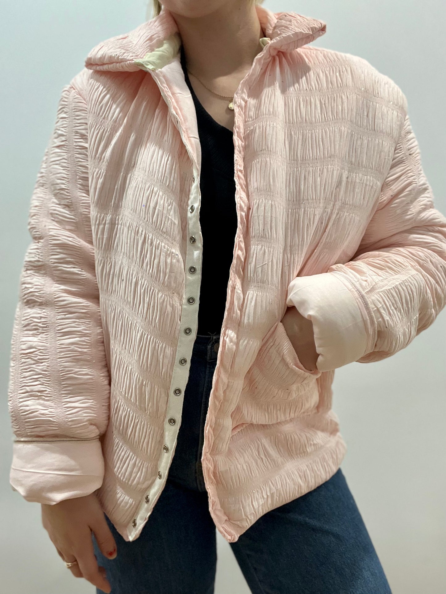 Pink Puffy Jacket